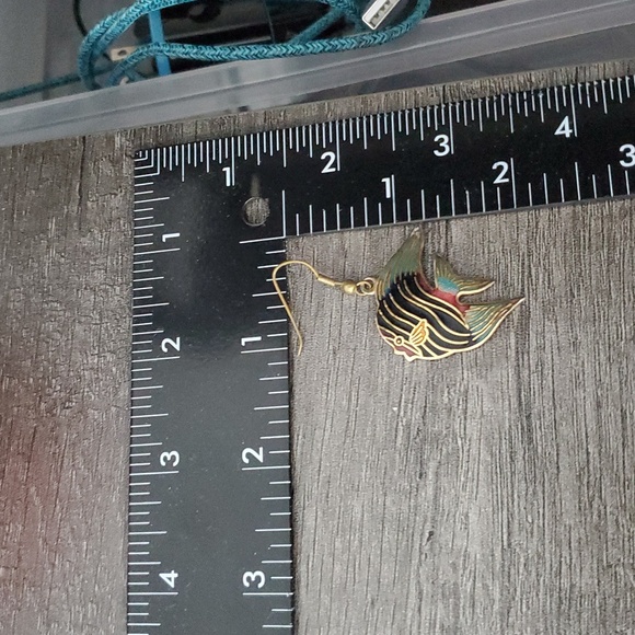 Clossione Clown Fish Vintage Earrings For Pierced Ears E1007 - Picture 3 of 3